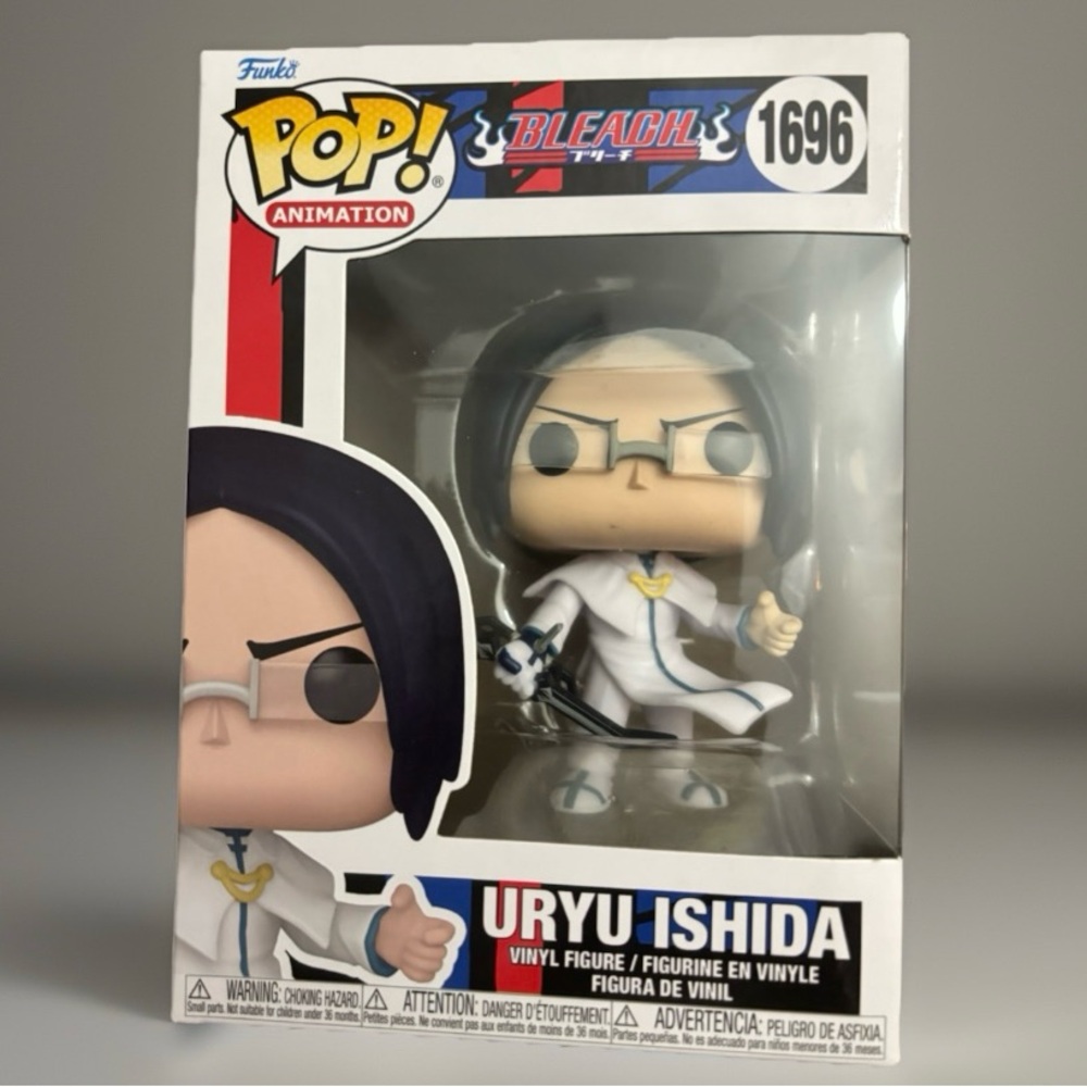 Pop animation Bleach Series Uryu Ishida Vinyl Pop Soda #1696 Has Viewing Window